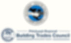 Two logos: The top logo is a circle that reads Allegheny Fayette County Labor Council around the perimeter. The bottom shows a rectangular logo that reads Pittsburgh Regional Building Trades Council